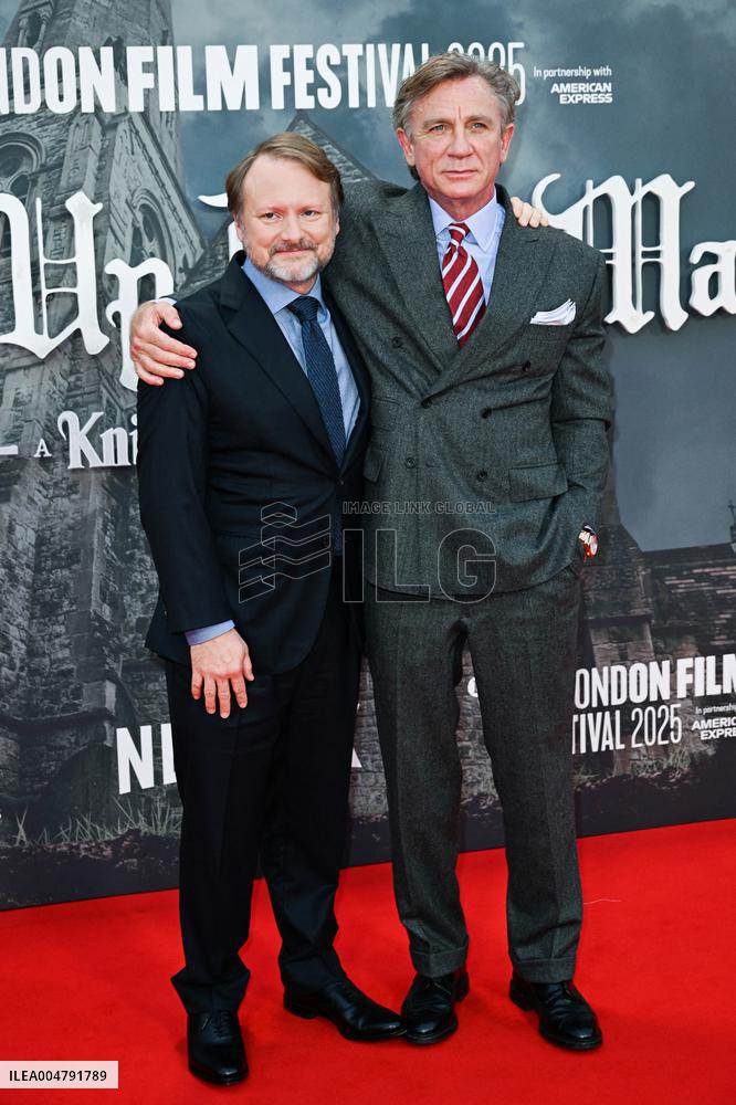 London BFI Wake Up Dead Man A Knives Out Mystery Premiere