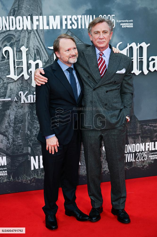 London BFI Wake Up Dead Man A Knives Out Mystery Premiere