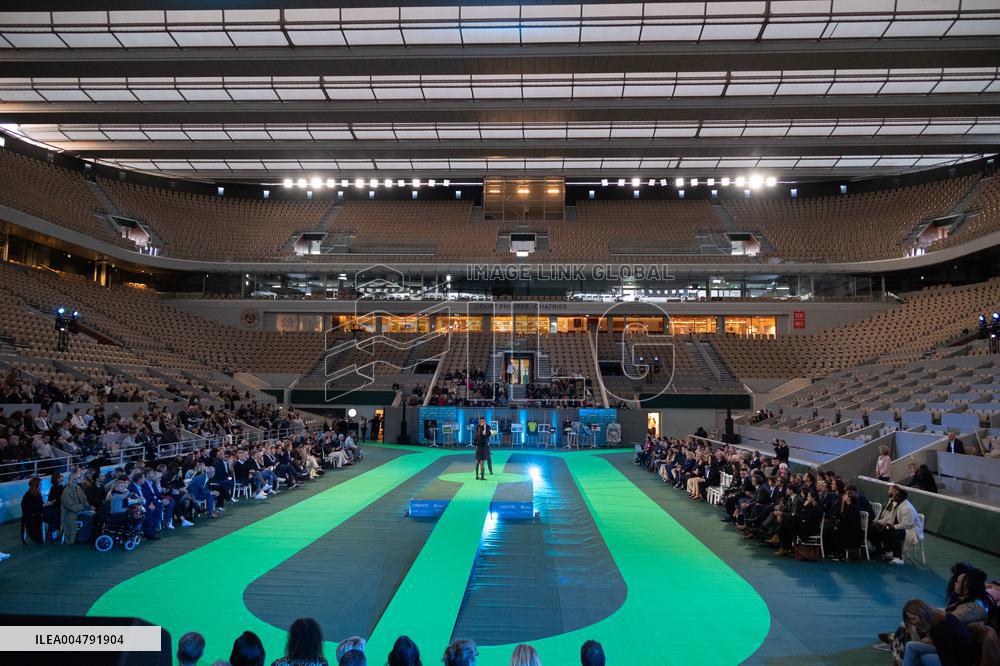 Runway For The Association Debout En Bouts At Roland-Garros