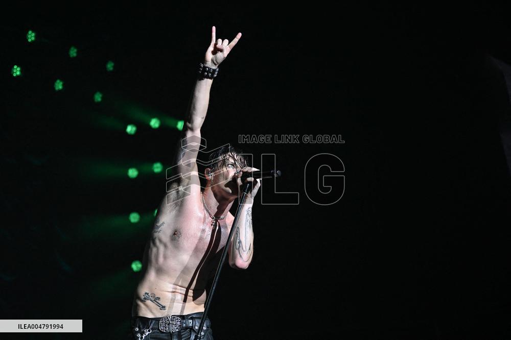 Yungblud performs at the Adidas Arena - Paris