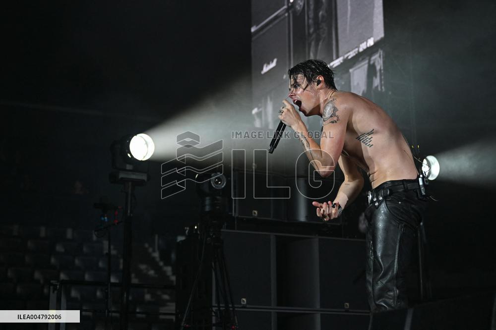 Yungblud performs at the Adidas Arena - Paris