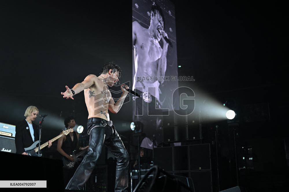 Yungblud performs at the Adidas Arena - Paris