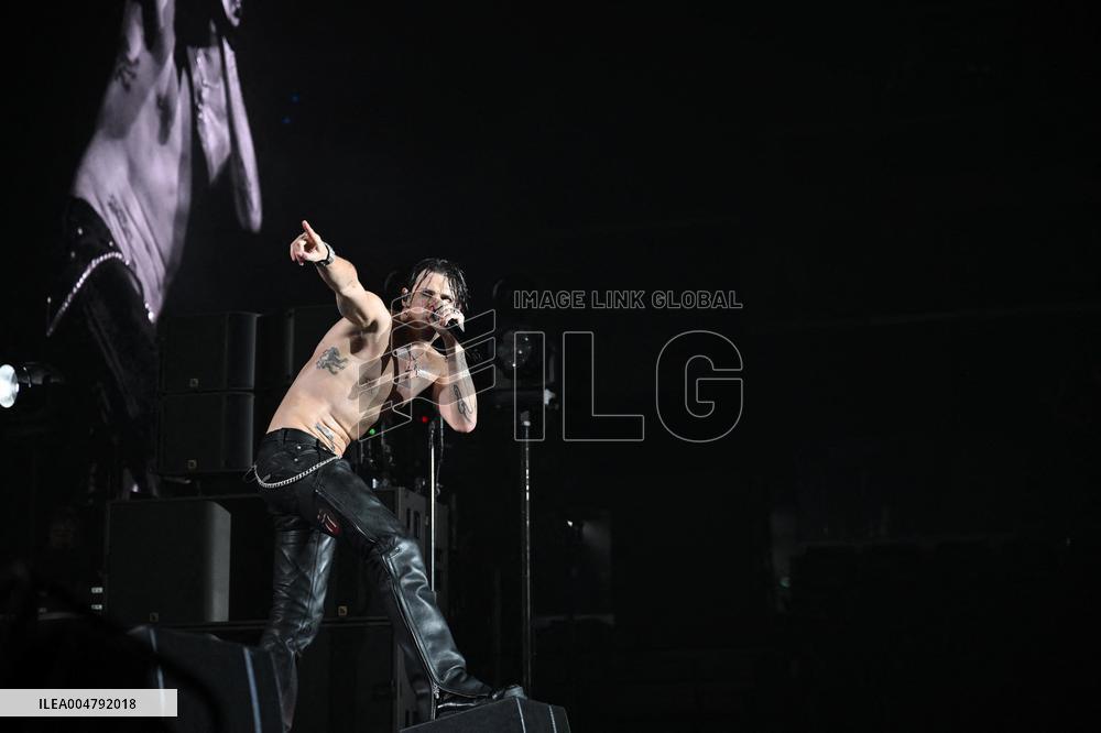 Yungblud performs at the Adidas Arena - Paris