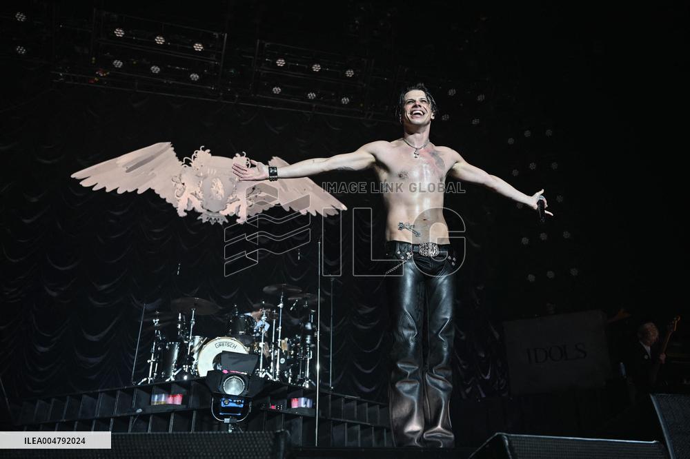 Yungblud performs at the Adidas Arena - Paris
