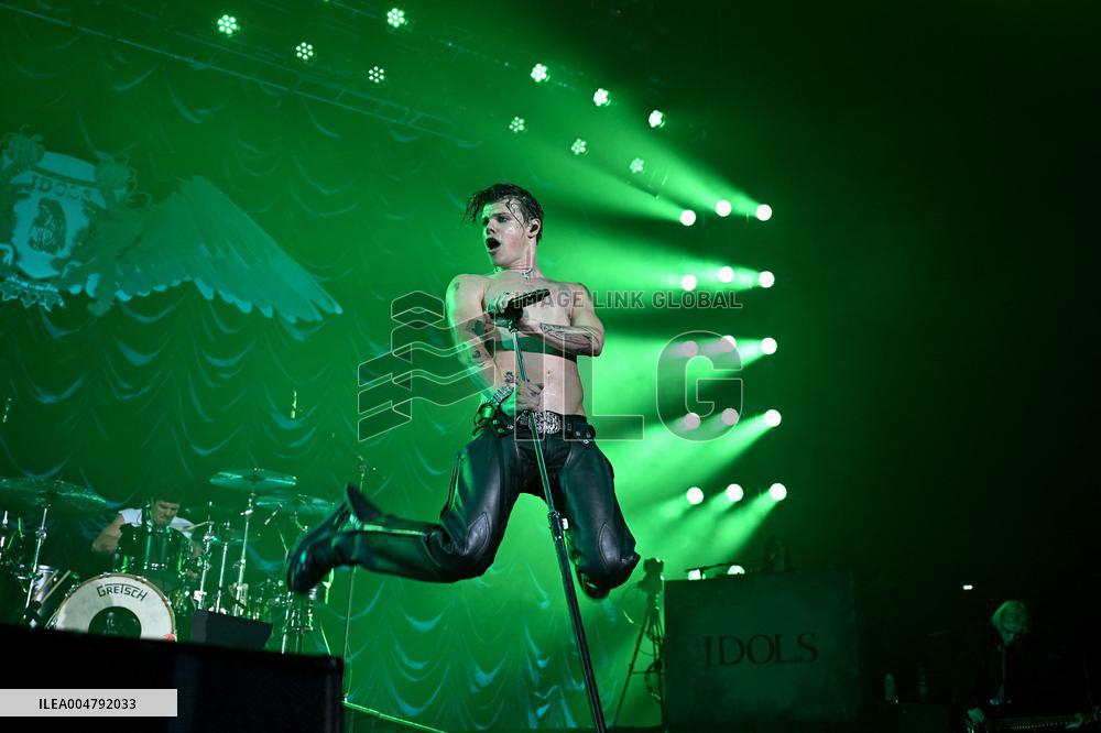 Yungblud performs at the Adidas Arena - Paris