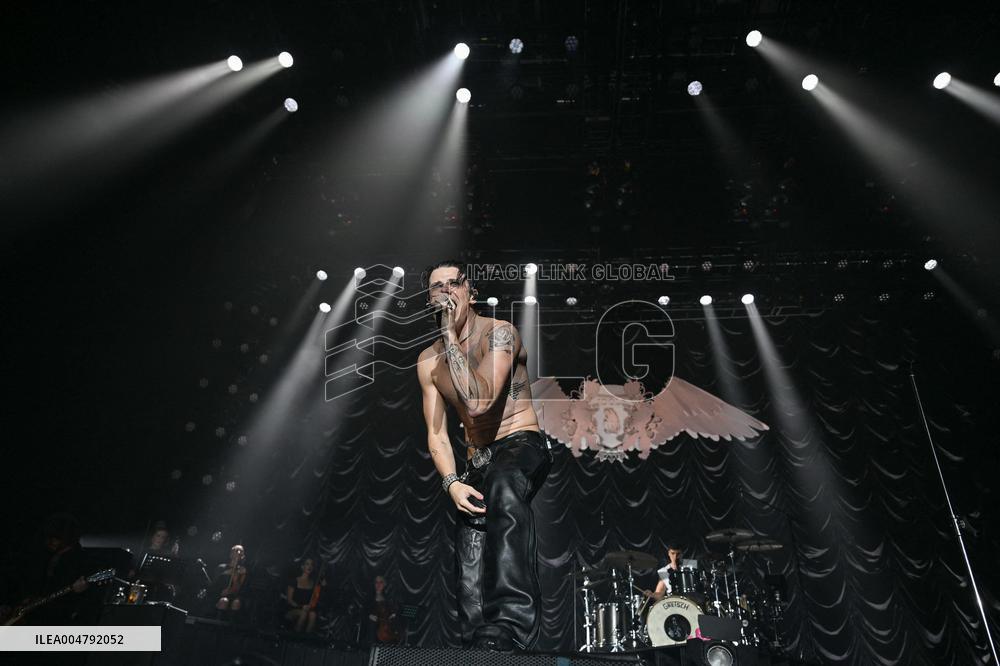 Yungblud performs at the Adidas Arena - Paris