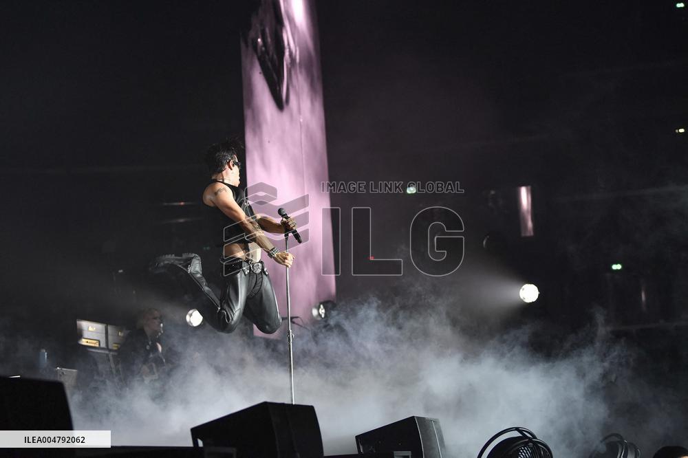 Yungblud performs at the Adidas Arena - Paris