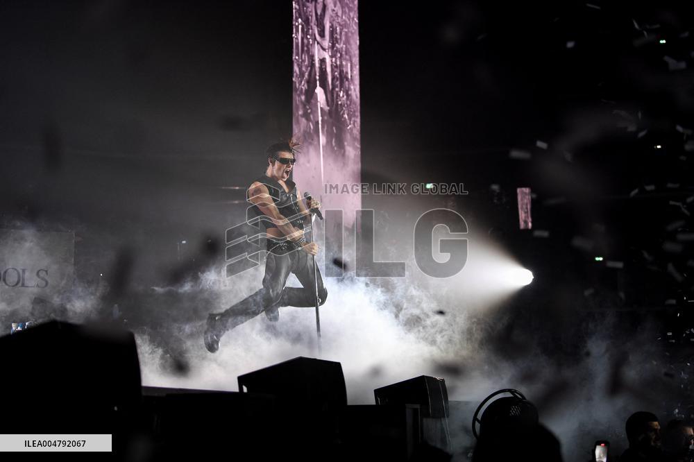 Yungblud performs at the Adidas Arena - Paris