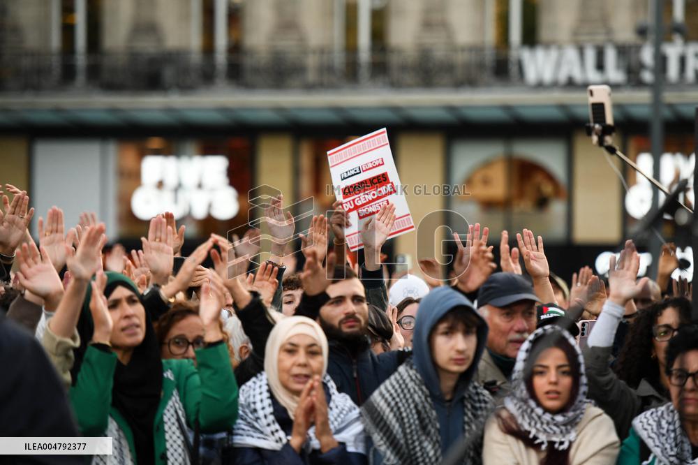 Rima Hassan At Global Sumud Flotilla Celebration - Paris