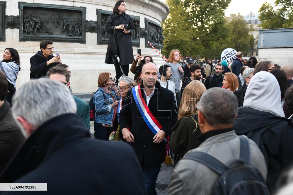 Rima Hassan At Global Sumud Flotilla Celebration - Paris