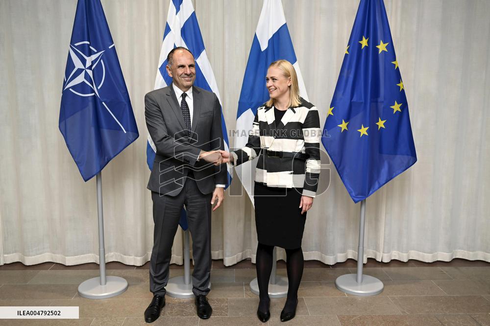 Greek Foreign Minister George Gerapetritis visits Finland