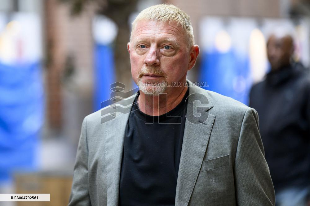 Boris Becker With His Book in Amsterdam - Netherlands