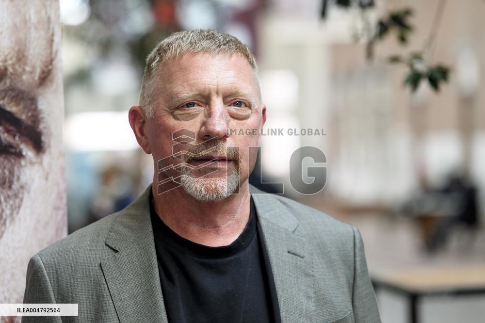 Boris Becker With His Book in Amsterdam - Netherlands