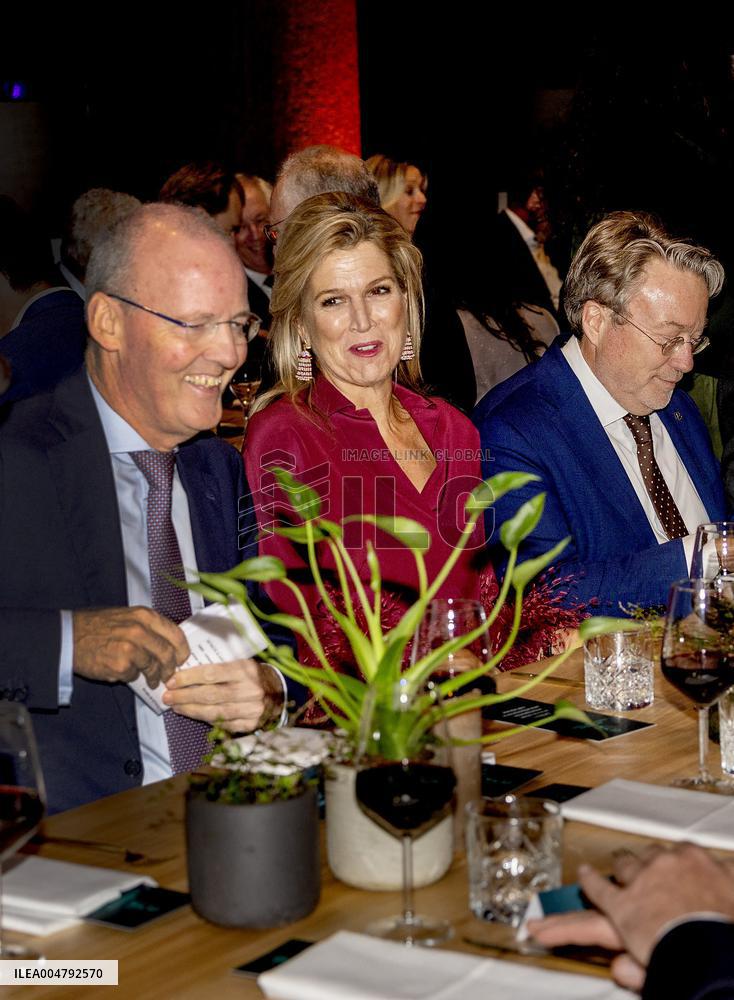 Queen Maxima Attends King Willem Prize Dinner In Breda - The Netherlands