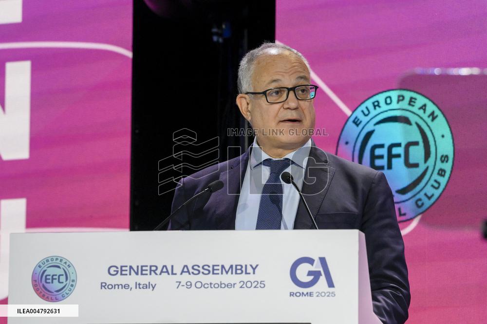 32nd European Club Association General Assembly In Rome - Italy