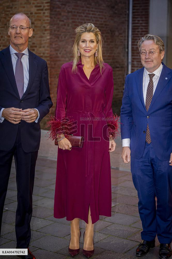 Queen Maxima At King Willem Prize Dinner - Breda