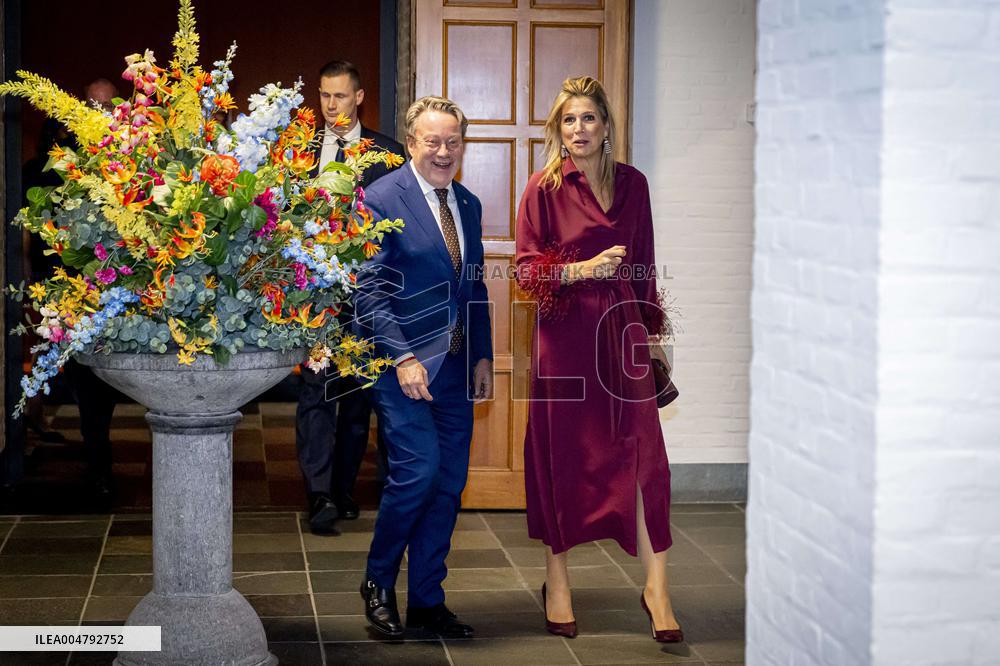 Queen Maxima At King Willem Prize Dinner - Breda