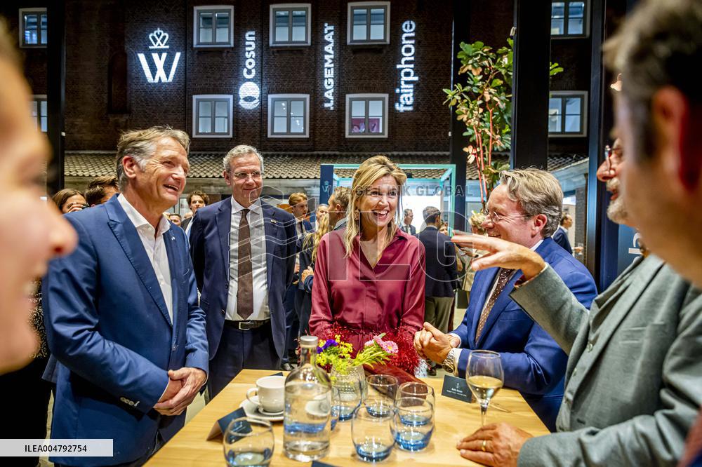 Queen Maxima At King Willem Prize Dinner - Breda