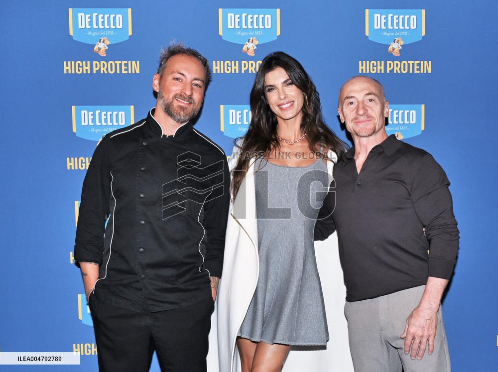 Elisabetta Canalis Attends De Cecco Event In Milan - Italy
