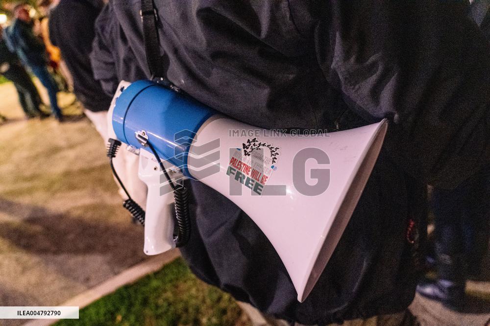 Protests Erupt In Perugia Over Blocked Flotilla - Italy