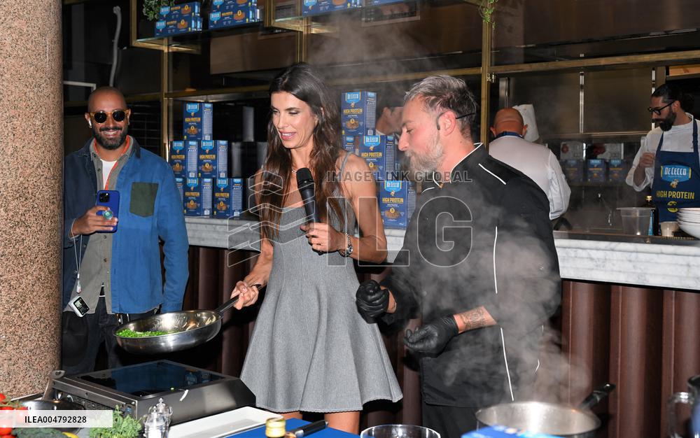 Elisabetta Canalis Attends De Cecco Event In Milan - Italy