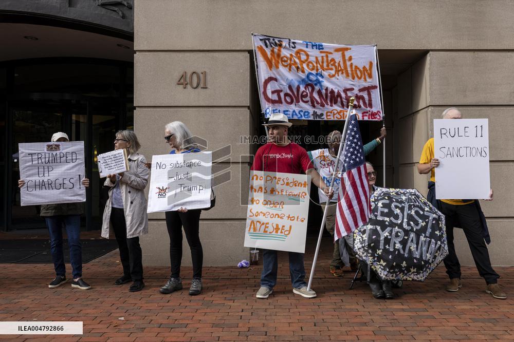 Former FBI Director James Comey Arraigned On Obstruction Charges