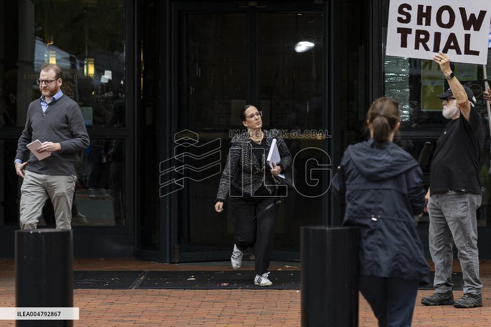 Former FBI Director James Comey Arraigned On Obstruction Charges