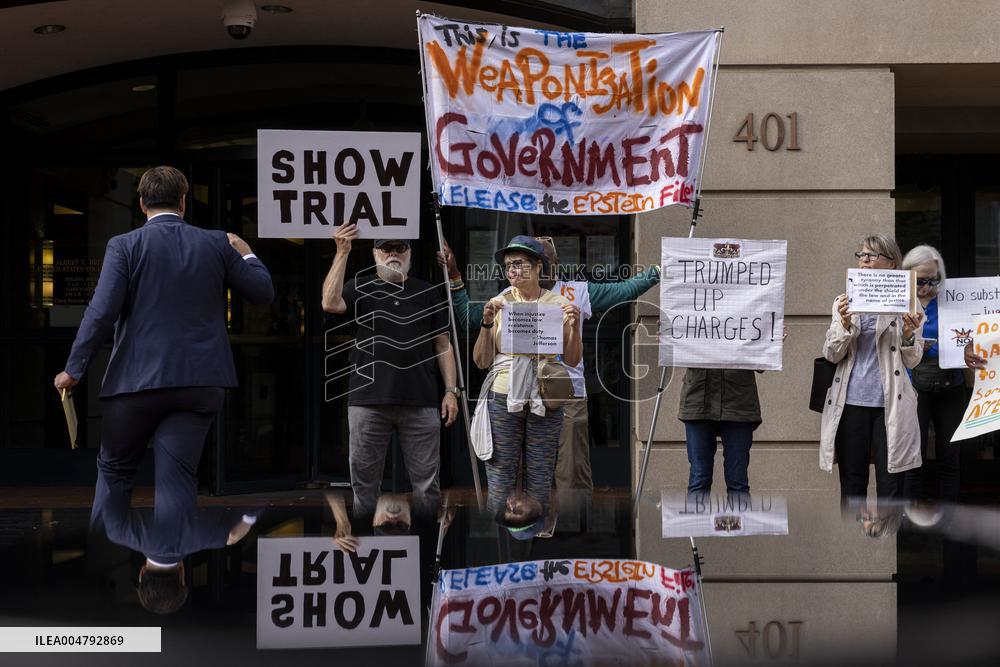 Former FBI Director James Comey Arraigned On Obstruction Charges