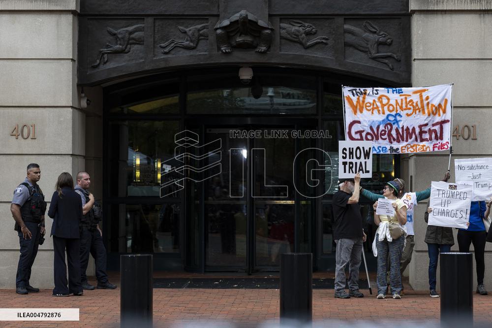 Former FBI Director James Comey Arraigned On Obstruction Charges