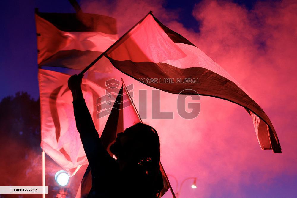 Protest For Palestine In Rome