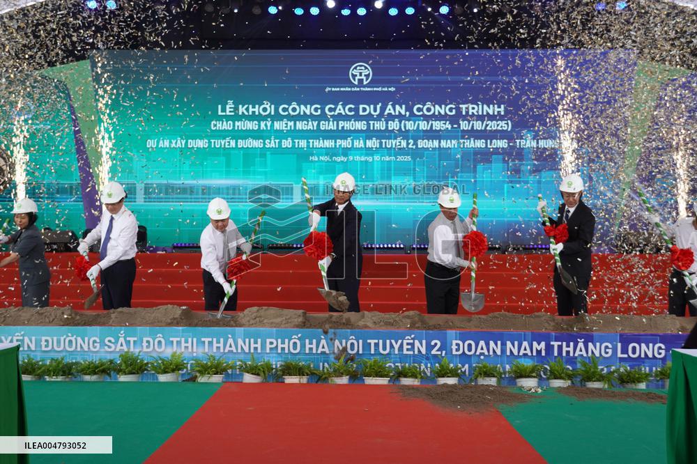 Hanoi urban railway construction starts