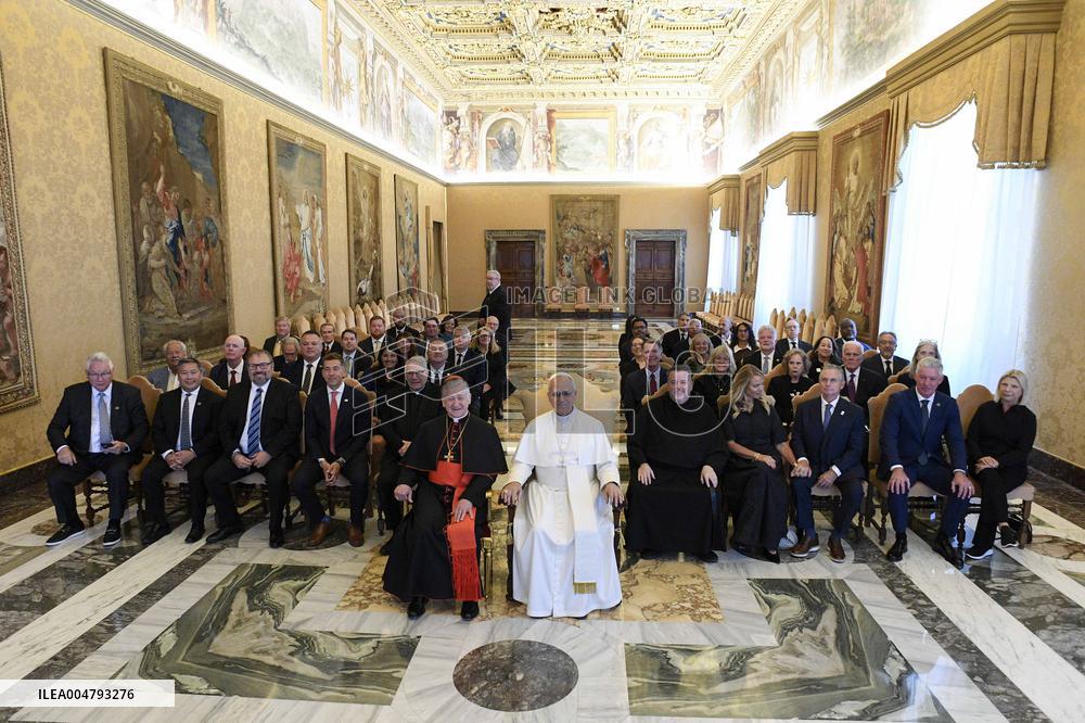 Pope Leo XIV Meets With Labor Leaders From Chicago - Vatican