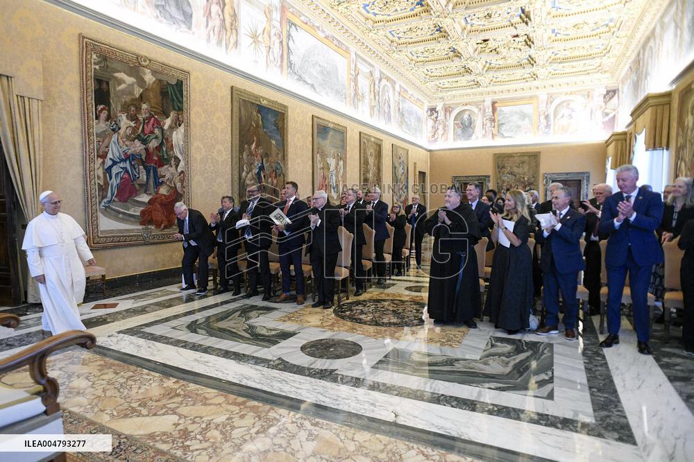 Pope Leo XIV Meets With Labor Leaders From Chicago - Vatican