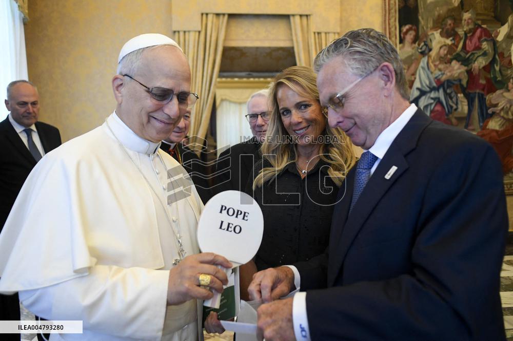 Pope Leo XIV Meets With Labor Leaders From Chicago - Vatican