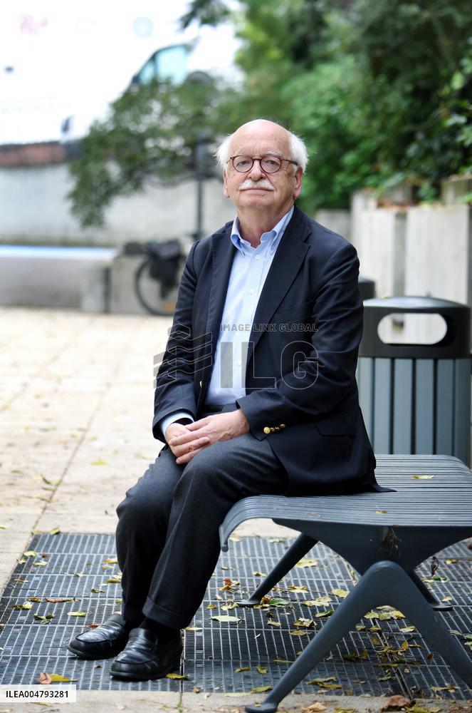Portrait Of Erik Orsenna At Academie Francaise - Paris