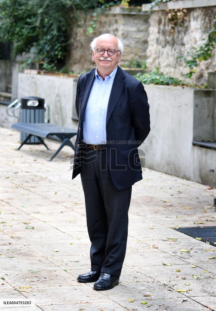 Portrait Of Erik Orsenna At Academie Francaise - Paris