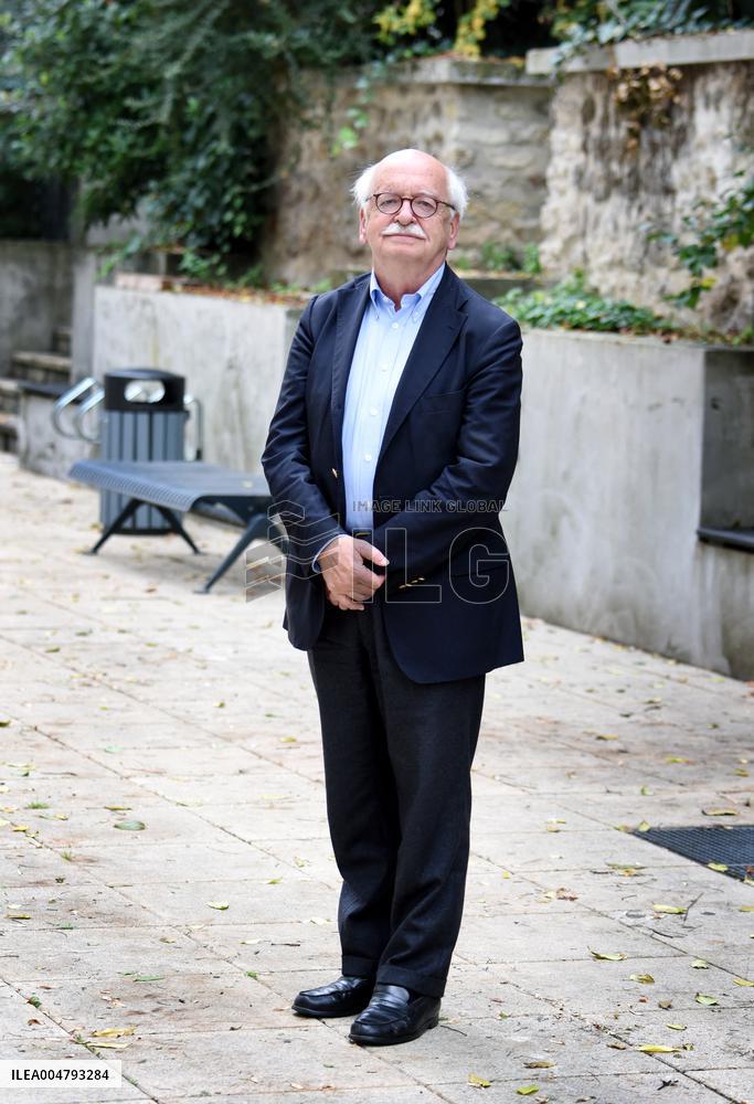 Portrait Of Erik Orsenna At Academie Francaise - Paris