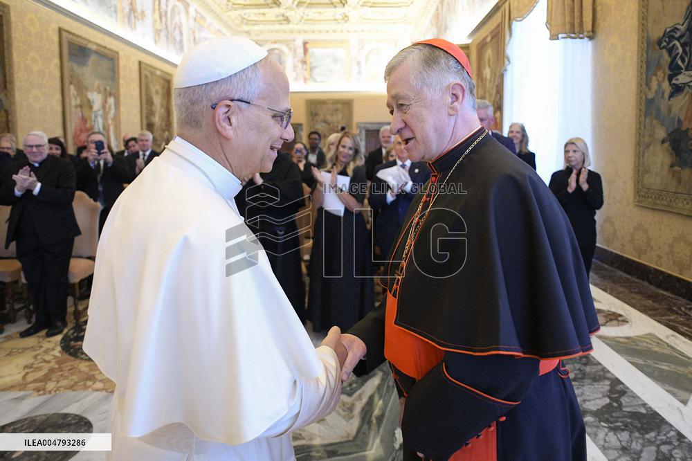 Pope Leo XIV Meets With Labor Leaders From Chicago - Vatican