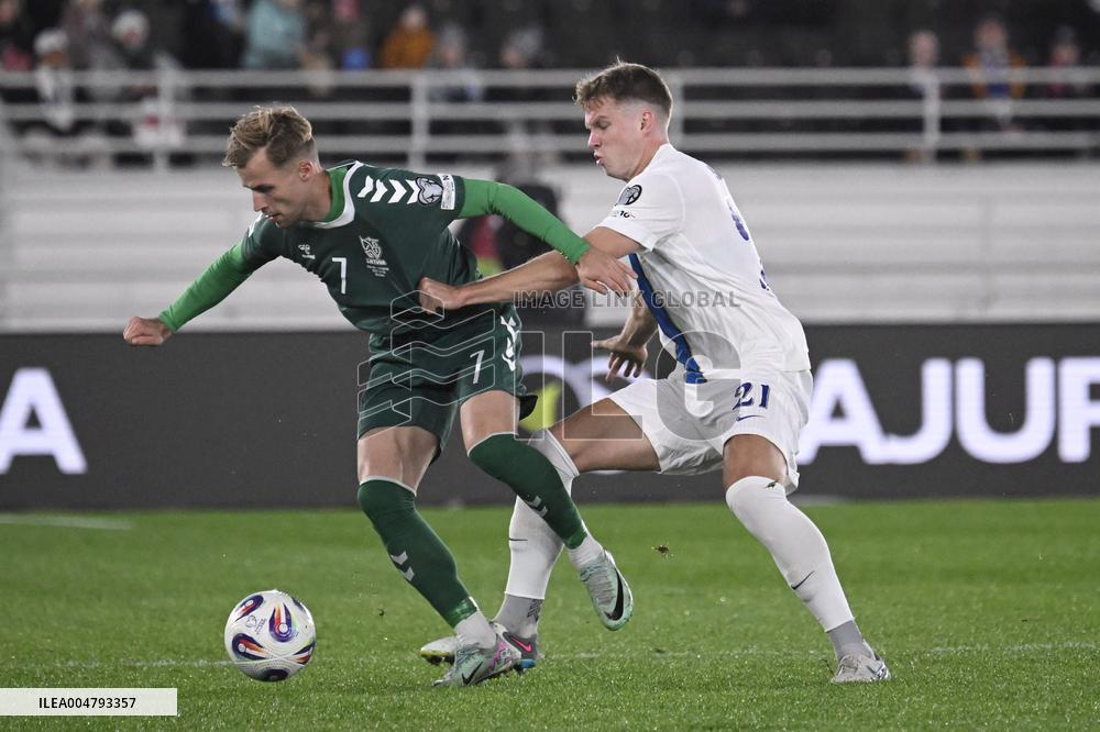 Football - 2026 FIFA World Cup qualifications - Finland vs Lithuania