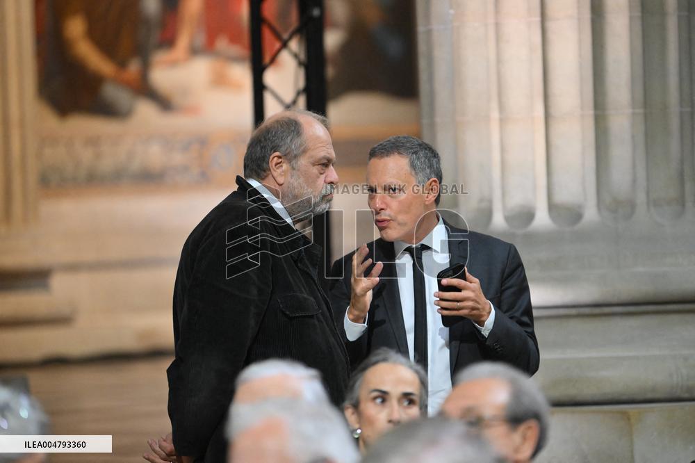 Ceremony to Induct Robert Badinter at Pantheon - Paris