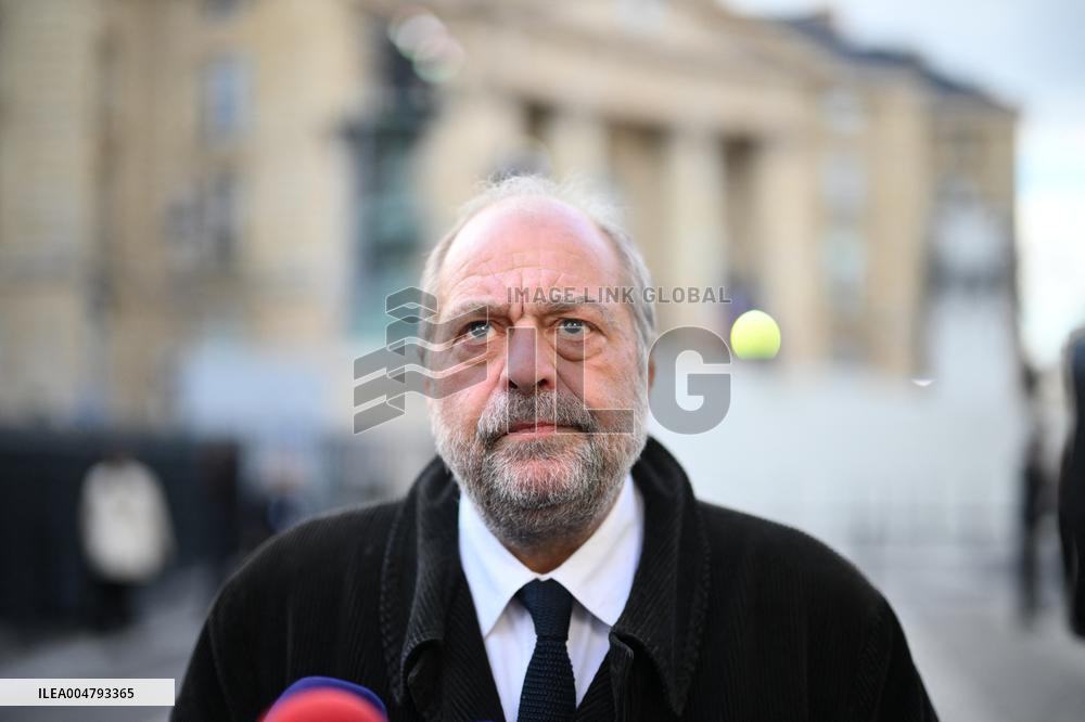 Ceremony to Induct Robert Badinter at Pantheon - Paris