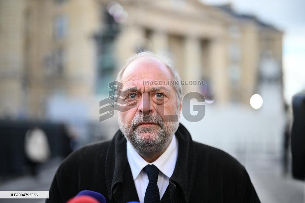 Ceremony to Induct Robert Badinter at Pantheon - Paris