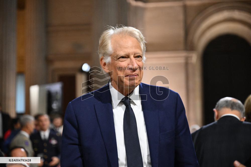 Ceremony to Induct Robert Badinter at Pantheon - Paris