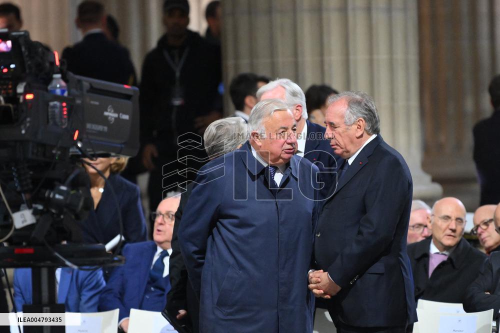 Ceremony to Induct Robert Badinter at Pantheon - Paris