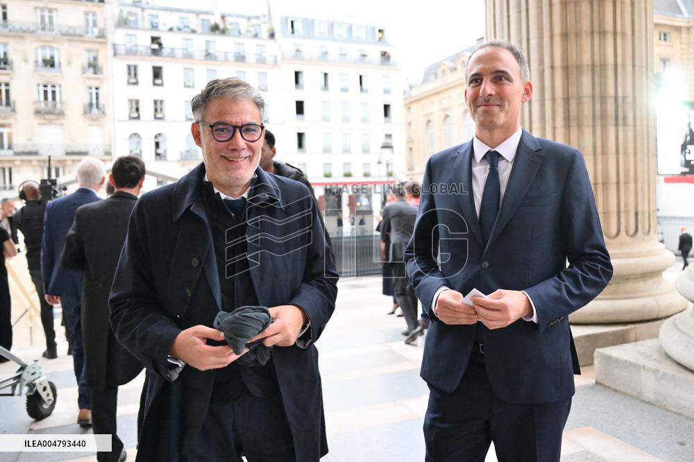 Ceremony to Induct Robert Badinter at Pantheon - Paris