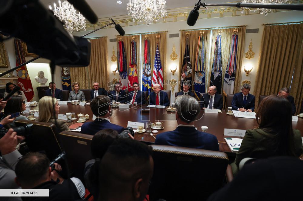 DC: President Trump Holds Cabinet Meeting