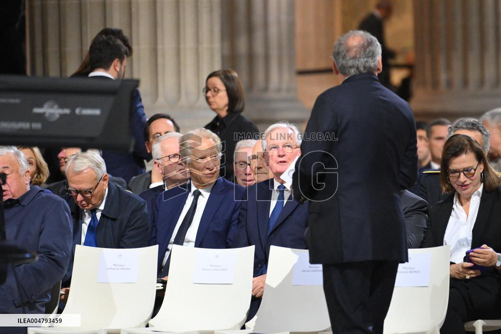 Ceremony to Induct Robert Badinter at Pantheon - Paris