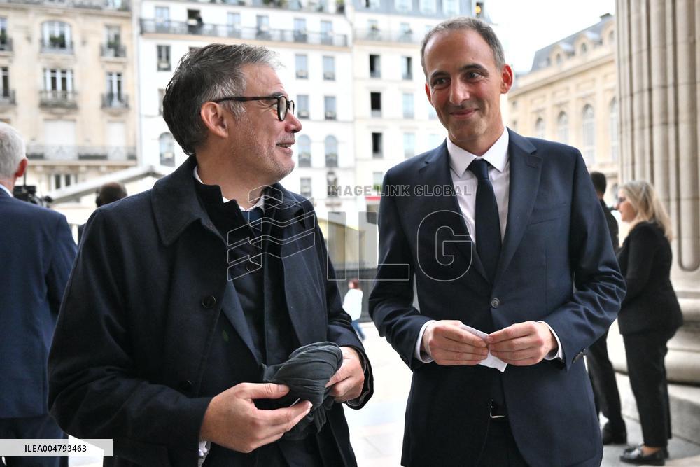Ceremony to Induct Robert Badinter at Pantheon - Paris