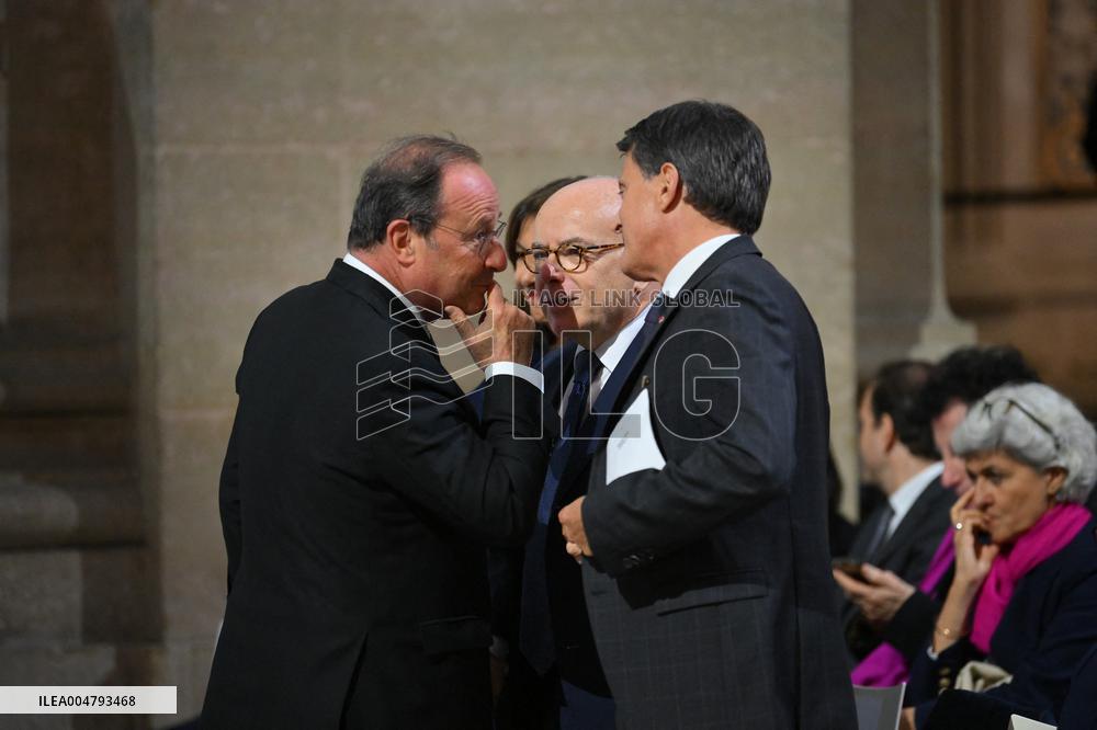 Ceremony to Induct Robert Badinter at Pantheon - Paris