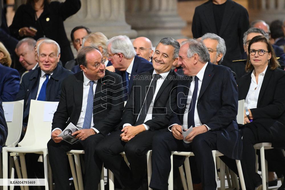 Ceremony to Induct Robert Badinter at Pantheon - Paris